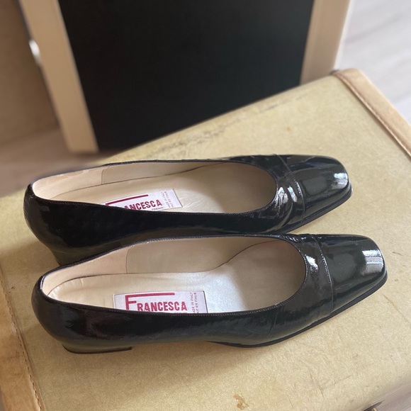 Vintage Italian patent leather square toes 🐊 - Picture 4 of 9